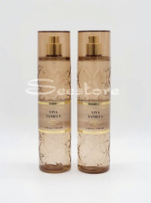 Bath  Body Works Viva Vanilla Fine Fragrance Body Mist Spray New 8 oz Set of 2