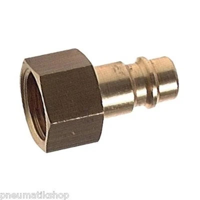 MARKENLOS Kupplungsstecker NW 7,2 (IG), Messing, Druckluftkupplung, Stecker