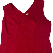 NWOT DRESS the POPULATION Garnet Red Sandra Plunge V-Neck Stretch Crepe Gown 2X