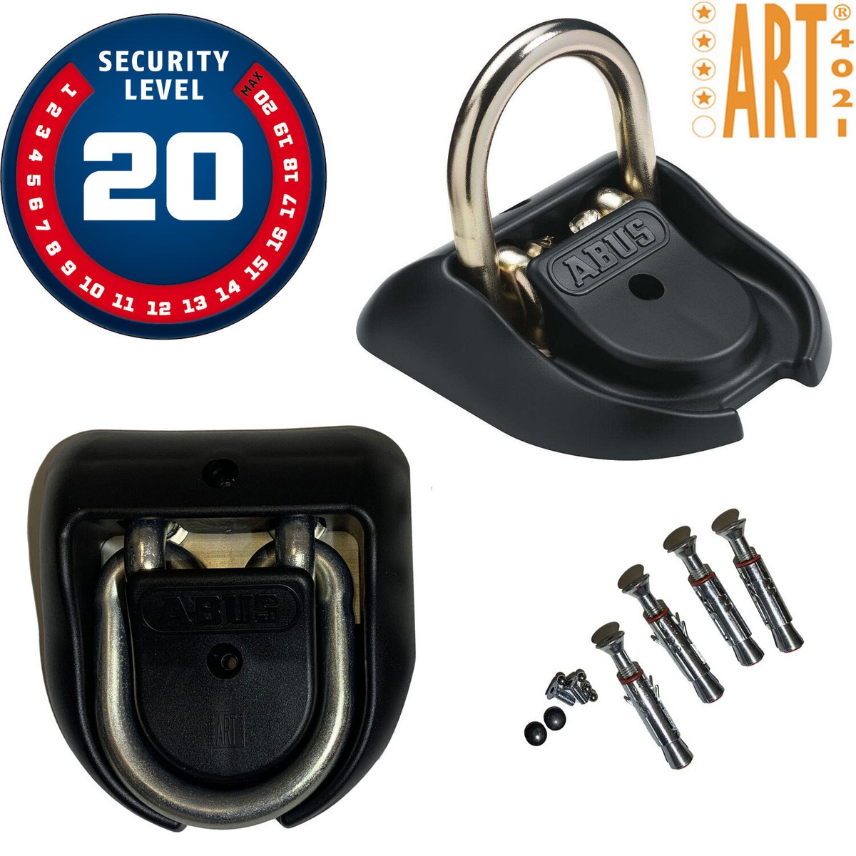 ABUS WBA 100 SOLD SECURE GRANIT HIGH SECURITY MOTORCYCLE KIT GROUND WALL  ANCHOR