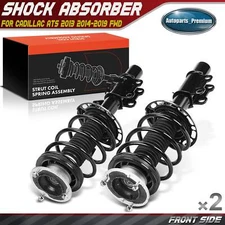 2Pcs Front Side Complete Strut & Coil Spring Assembly for Cadillac ATS 2013-2019