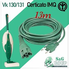 FILO CAVO ELETTRICO VK130 131 ASPIRAPOLVERE VORWERK FOLLETTO RINFORZATO 13 metri