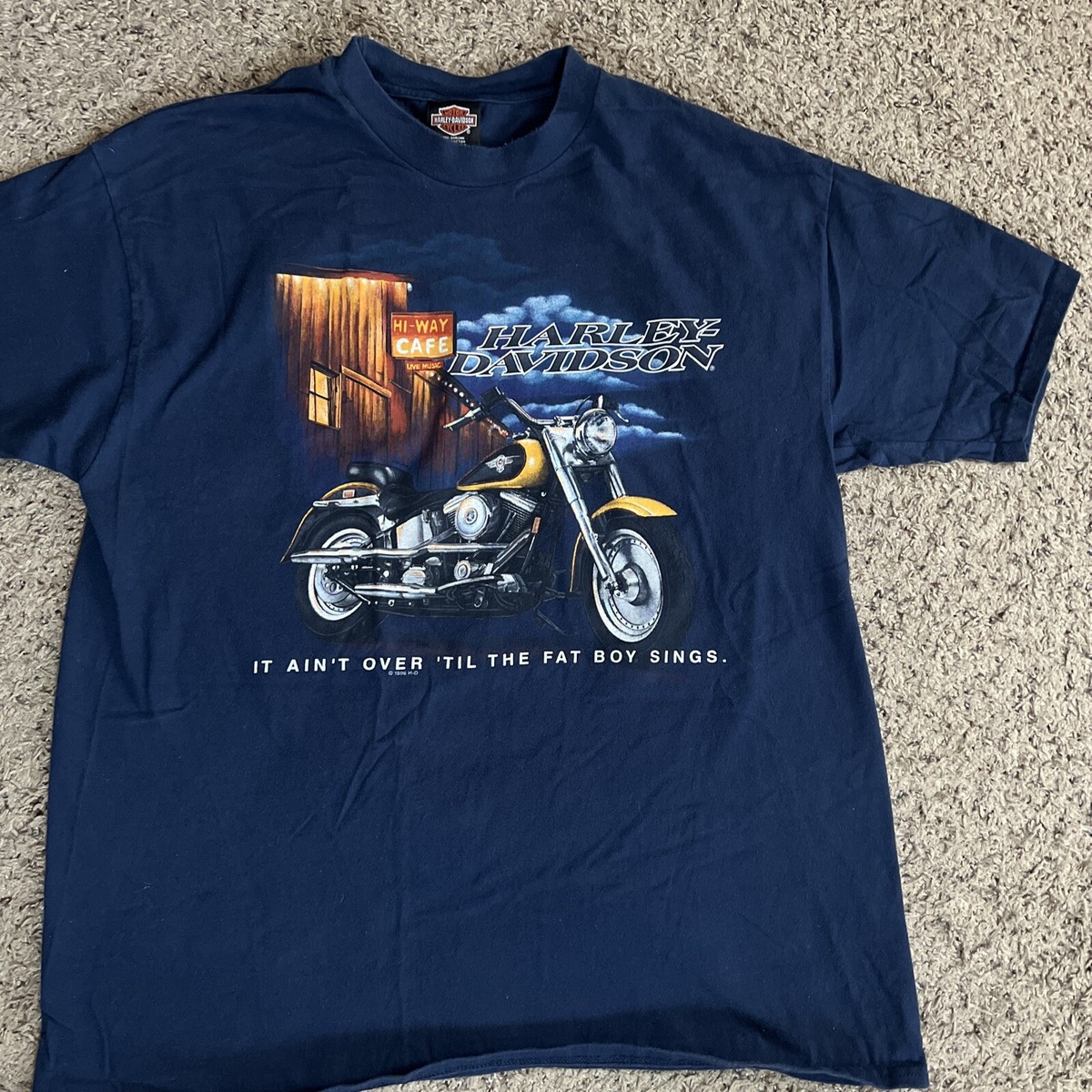 Harley Davidson Vintage 1996 Fat Boy JL Sioux Falls S Dakota T