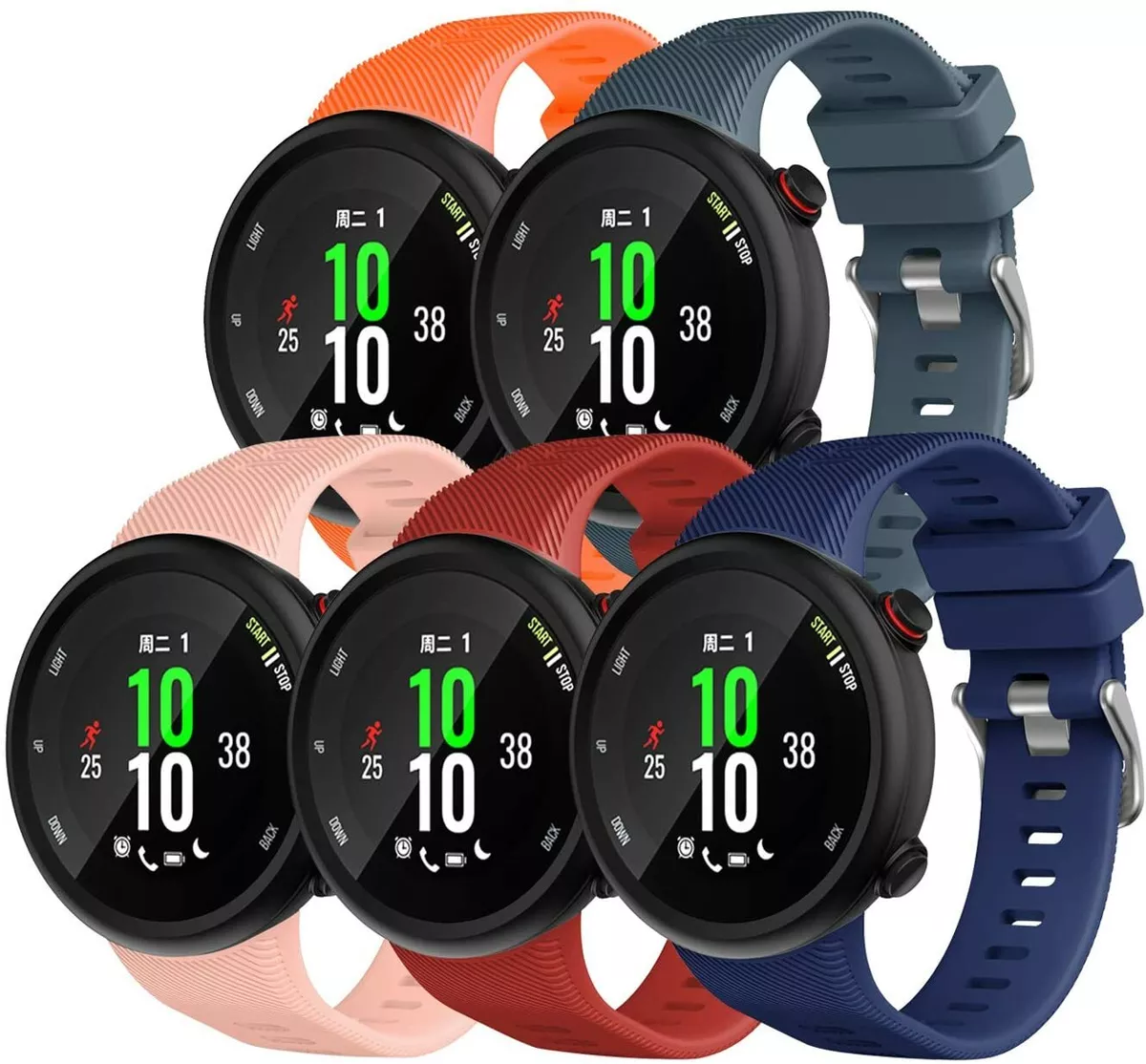 Bracelet de montre-bracelet pour montre Garmin Forerunner 45S silicone  bracelet