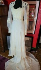 Vintage Exquisite Edwardian Wedding Dress - XS