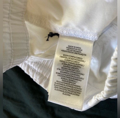 Polo | Ralph Lauren - Pantaloncini da bambino bianchi all over blu navy con ricamo pony taglia 10 - Foto 5 di 9