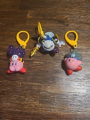 Backpack Heroes Keychain Lot Nintendo Meta Knight Ice Kirby Poison