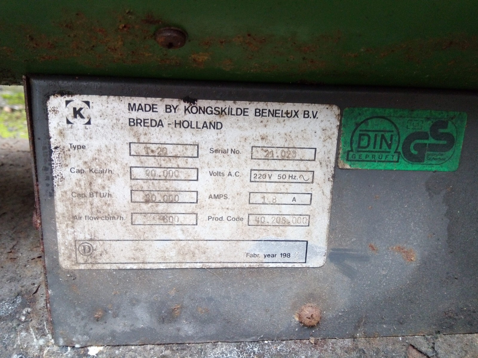 Kongskilde Thermobile Space Heater eBay