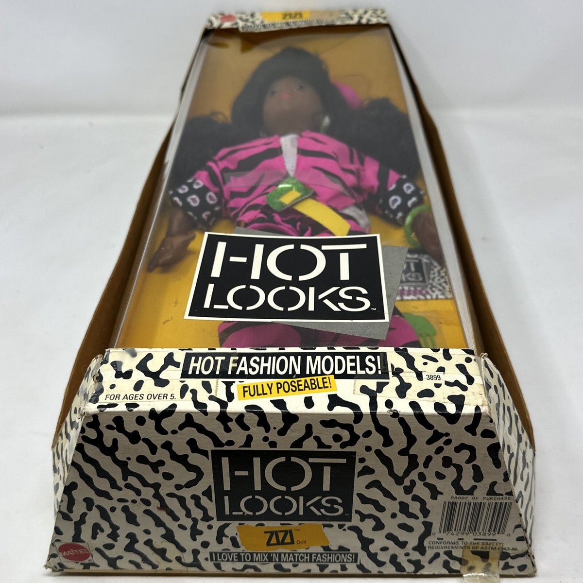 Vintage Mattel HOT LOOKS Zizi African American Doll NRFB | eBay