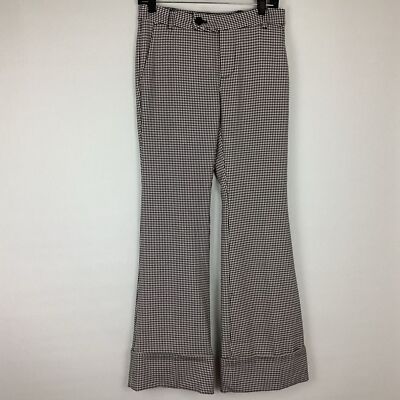 Maeve By Anthropologie Houndstooth Cuff Pants Size 0P
