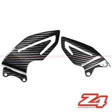2013-2017 Triumph Daytona 675/R Carbon Fiber Rearset Heel Guard Plates Fairing