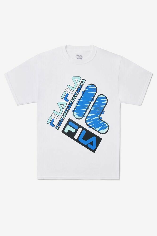 T shirt grafica bianca FILA X Biggie 25° anniversario NUOVA TAGLIA M