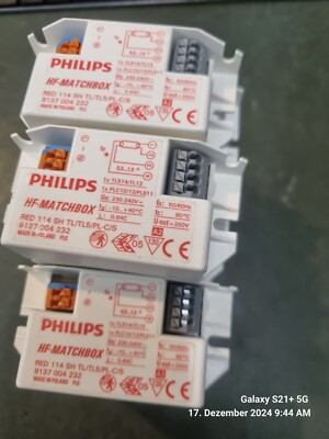 HF-Matchbox RED 114 SH TL-TL5-PL-L 230-240V Notlicht pikto