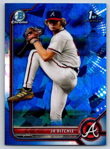 JR RITCHIE BDC-126 - 2022 BOWMAN DRAFT SAPPHIRE 1ST RC ROOKIE