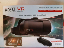 EVO VR Virtual Reality Smartphone VR Headset Starter Kit Bluetooth 360 Degree