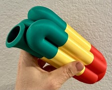 Travel Didgeridoo - Compact Didge Jamaican Rasta Style Green Yellow Red Key of C