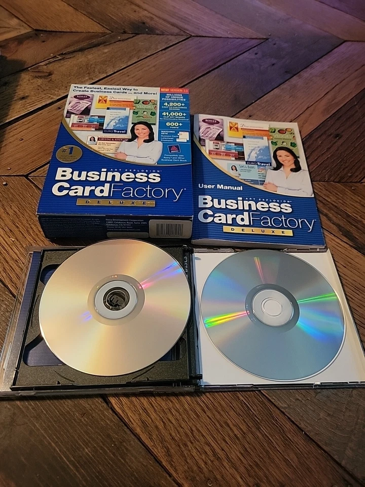 Tarjeta de visita Factory Deluxe - Big Box - 1999 PC CD ROM  Foto 3 de 4