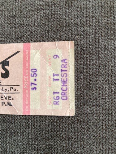 Billet Genesis 1976 Théâtre Stub Tower, Pa. - RARE - 2ème spectacle - Photo 3/4