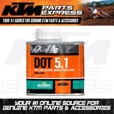 NEW OEM KTM MOTOREX RACING QUALITY BRAKE FLUID 5.1 250 ML/8.45 OZ 2024 U6913031