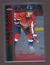 2016-17 Fleer Showcase Ultra Rookies Platinum Medallion #U14 Zach Sanford 27/99