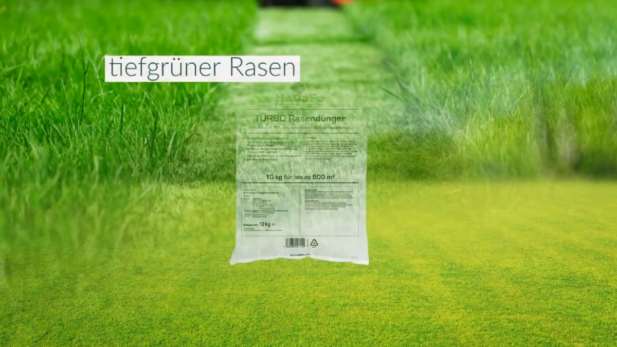 HaGaFe TURBO Rasendnger 30% Stickstoff Rasen Dnger mit SW und LZW 120 Tage