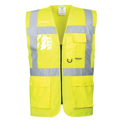 Warnweste Weste Warnschutzweste Ein- & Zweifarbig GELB ORANGE GELB-NAVY NEU 