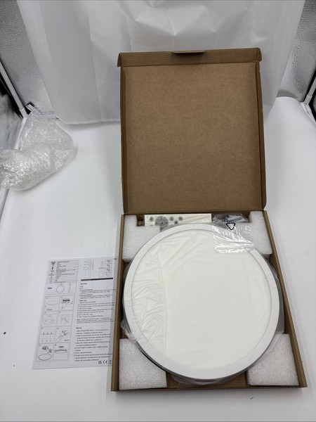 Fwiull 30Cm 24W Led Deckenleuchte Dimmbar 3200LM Rgb 62429512-01 Weiß Neu-image