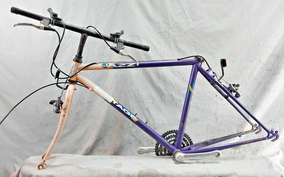 1989 Trek Jazz Voltage MTB Bike FrameSet Fork 18.5" Large Hardtail Rigid ShipsUS - Image 2 of 4