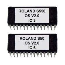 Roland S-550 Firmware Version 2.0 OS Update Upgrade S550 80s Sampler Eprom Rome