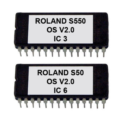 Roland S-550 Firmware Version 2.0 OS Update Upgrade S550 80er Sampler Eprom Rom