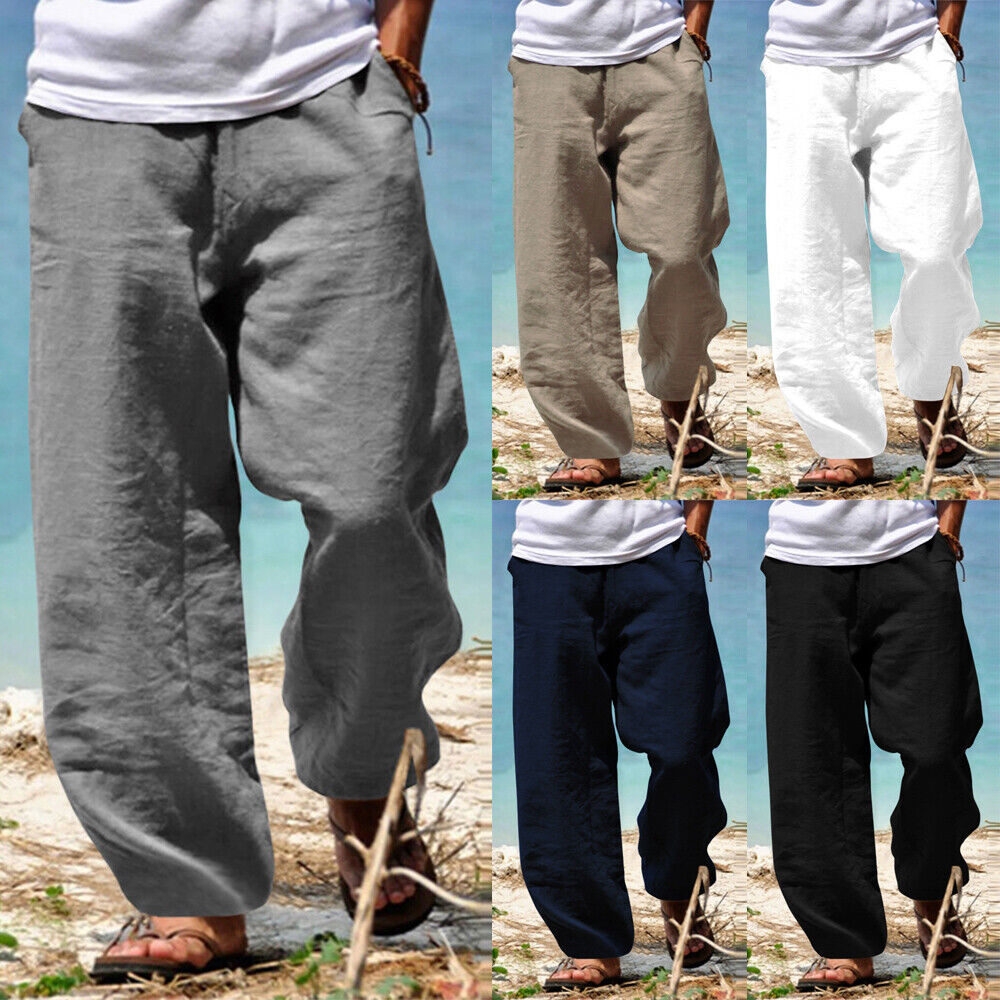 New Casual Loose Women Linen Wide Leg Pants 3506 New Casual Loose Women Linen Wide Leg Pants 3506