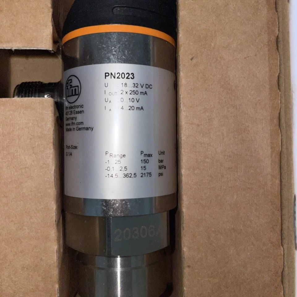 IFM PN2023 Pressure Sensor - Image 3 of 4