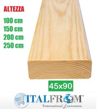 Tavole Impregnate in Legno di Pino Nordico Trattate Classe III 45x90 cm