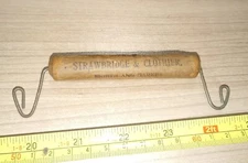 Vintage Strawbridge & Clothier Philadelphia Advertising Shopping Bag Carrier