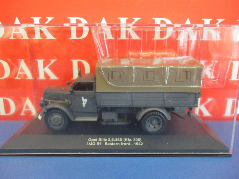 Die cast 1/43 Modellino Camion Opel Blitz 3,6 - 36S (Kfz. 305) Russia 1942 - Immagine 4 di 4