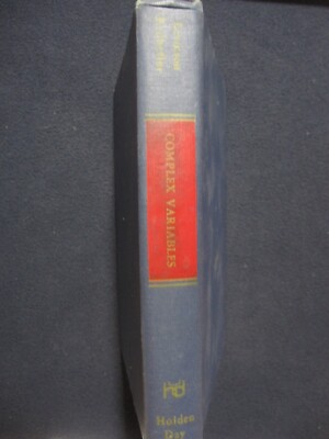 Complex Variables (Holden-Day Series in Mathematics) Levinson, Norman