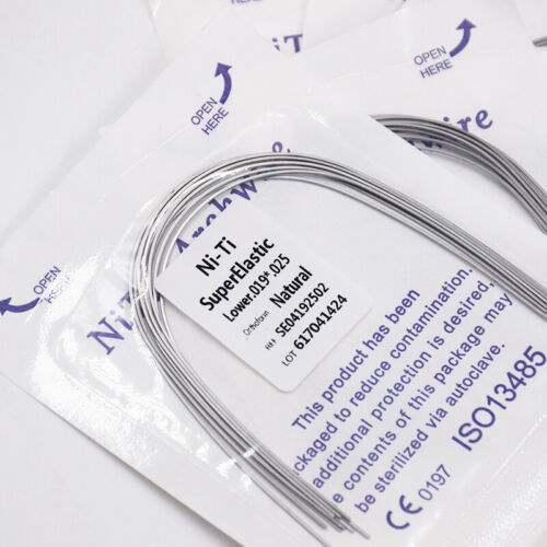 Dental Ortho Super Elastic Niti Rectangular Round Archwire Ovoid/Natural/Square - Picture 85 of 161