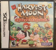 Harvest Moon: Frantic Farming Nintendo DS Complete CIB + Registration Card