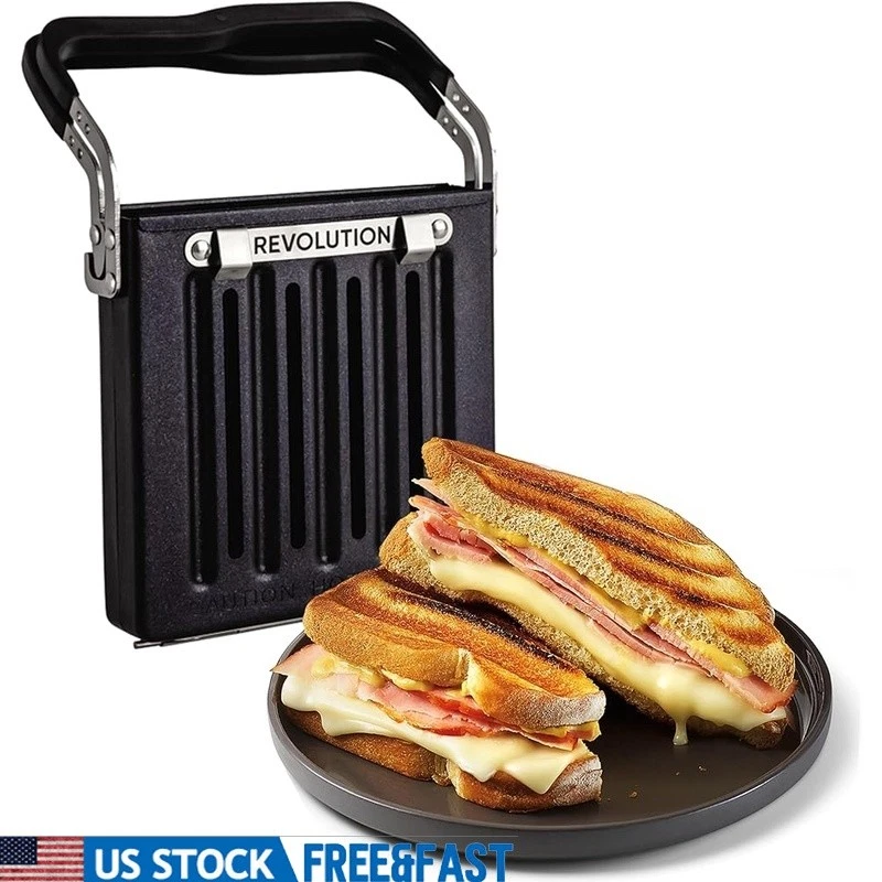 Toaster Sandwich Maker Quesadilla Press Easy Clean Non Stick Kitchen Gadget New
