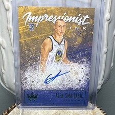 Panini Court Kings Impressionist Ink Alen Smailagic Rookie Auto 11/25 Warriors