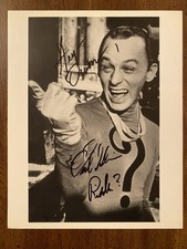 Frank Gorshin Signed Autographed 8x10 Photo With COA The Riddler Batman 66