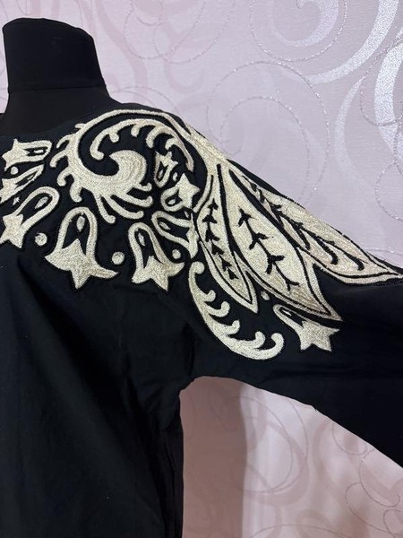 Women French Connection Dress Black Cotton 44