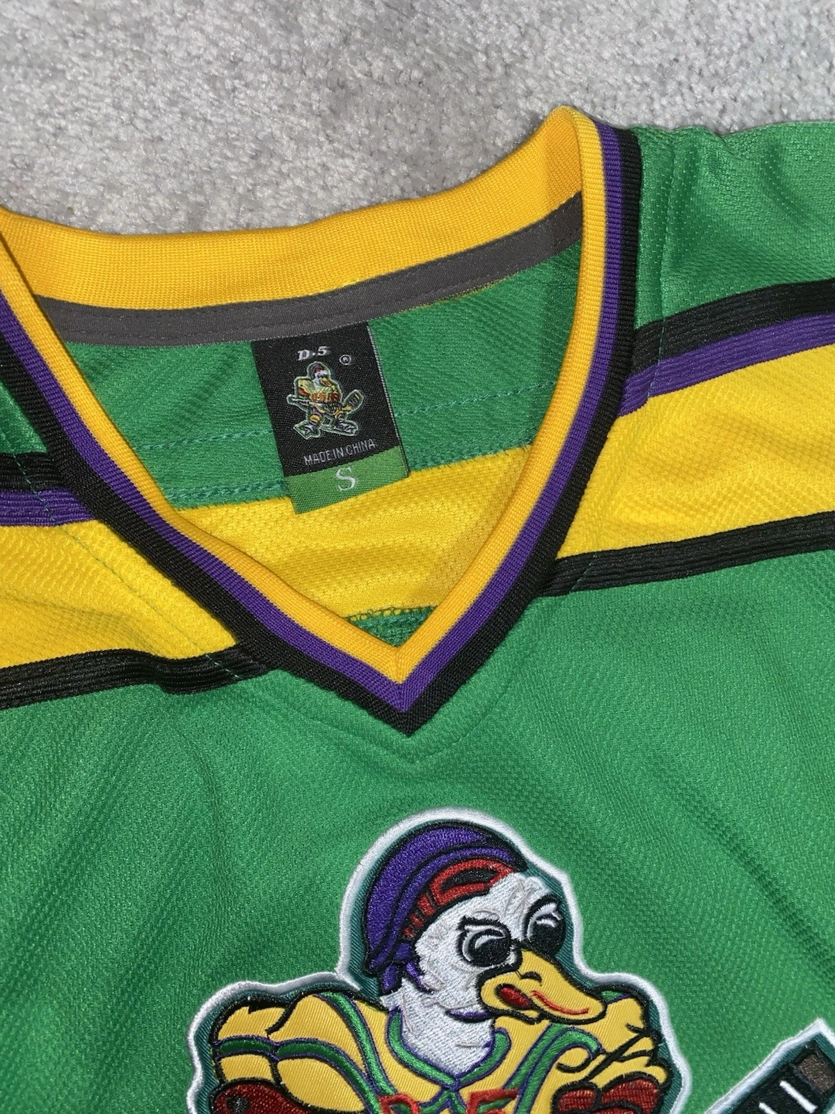 Mighty Ducks Movie Adam Banks #99 Green Hockey Jersey