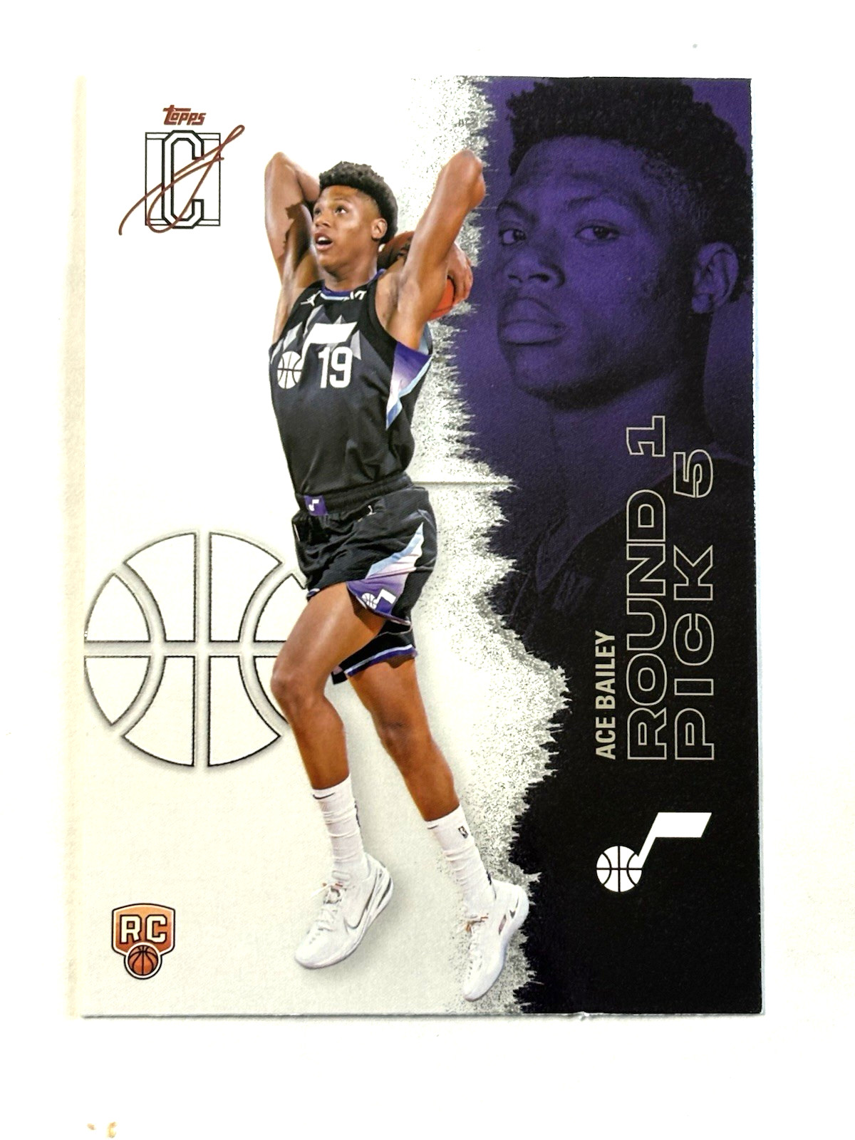 2025-26 Topps Signature Class Ace Bailey Rookie #104 Jazz
