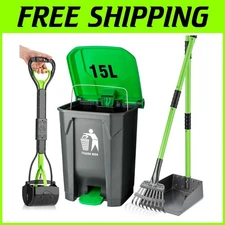 Odor-Blocking 15L Outdoor Pet Waste Disposal