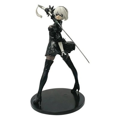 NieR Automata Yorha 2B 18cm Anime Figure PVC Model Toy Gift Collectible