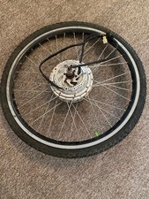 Bike rear wheel with motor