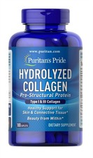 Puritans Pride Hydrolyzed Collagen - 180 caplets (110,56 EUR/kg)