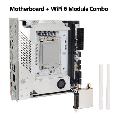 B760I ITX Intel Motherboard LGA1700, PCIEx16 4.0, 2xDDR5 Slots 64G, 2xUSB3.2