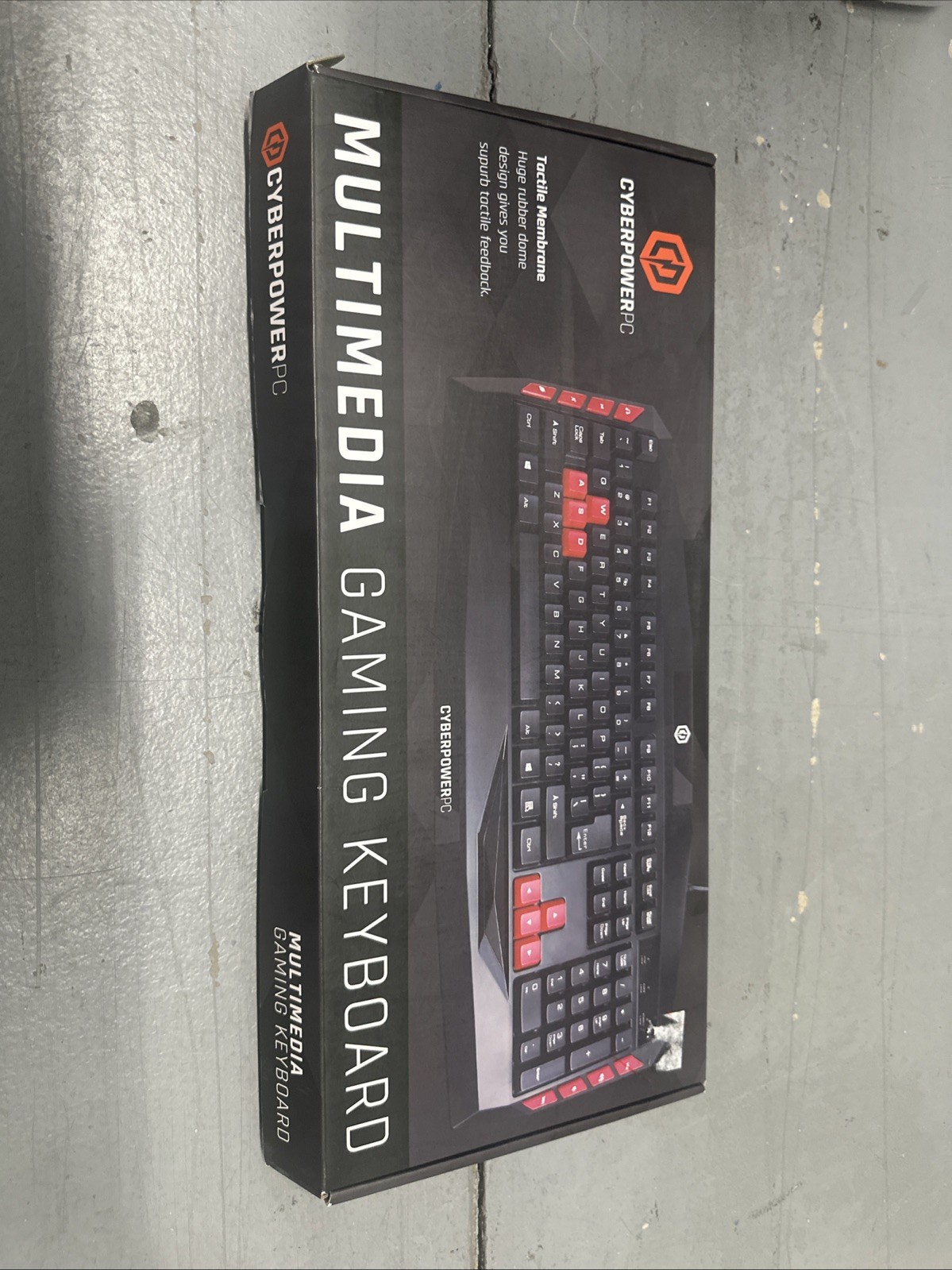 NEW CyberPowerPC multi-media gaming keyboard wired USB
